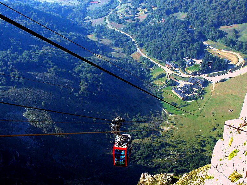 The views from the Fuente Dé cable car